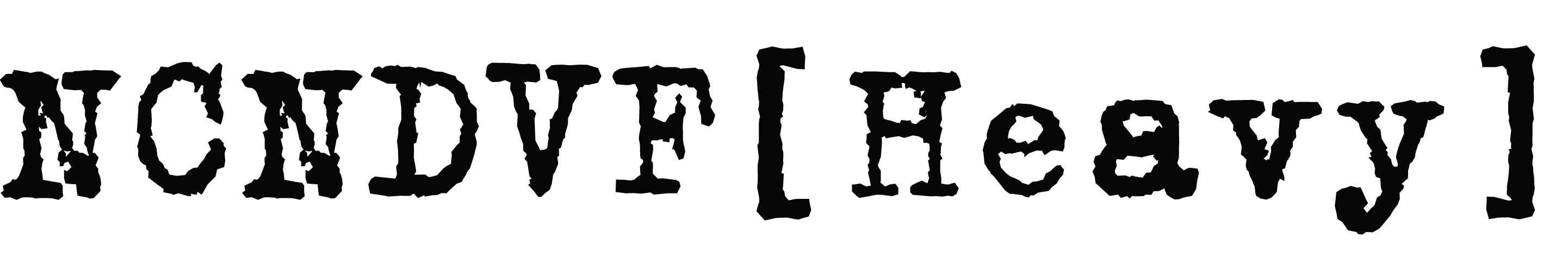 Bad Ape & Co. — Complementary Font: NCNDVF Heavy